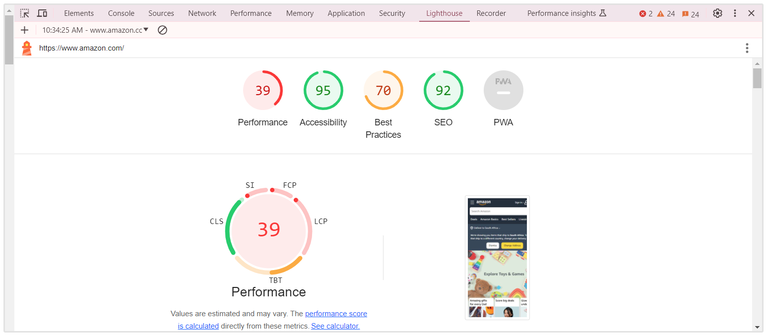 Mobile Friendliness